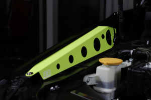 Grimmspeed Fender Shrouds Neon Green - Subaru WRX / STI 2015-2021