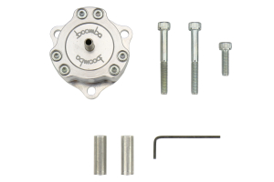 Boomba Racing Fully Adjustable Bypass Valve Natural Aluminum - Ford Focus ST 2013+