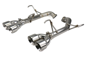 FactionFab Axle Back Exhaust Polished Tips - Subaru WRX / STI Sedan 2011-2014