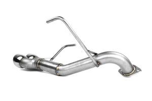 Nameless Performance Muffler Delete Double Wall Polished