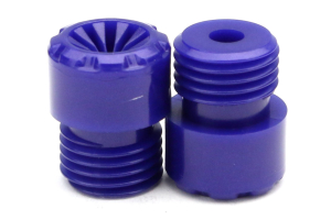 KICS R40 Iconix Plastic Caps Blue M12X1.25 - Universal