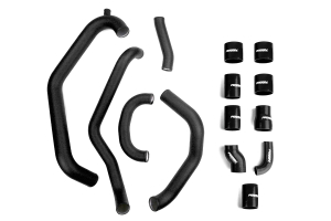 PERRIN Boost Tube Kit Black Piping Black Couplers - Subaru WRX 2008-2014