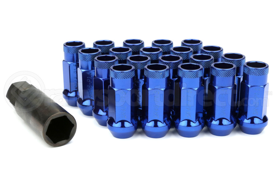 Muteki SR48 Chrome Blue Open Ended Lug Nuts 12X150 32906URallysport