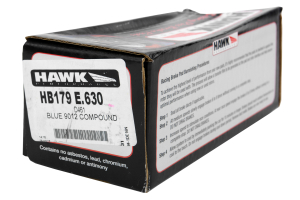 Hawk Blue 9012 Rear Brake Pads - Subaru WRX 2006-2007 / 300ZX 1990-1996