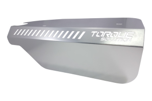 Torque Solution Engine Pulley Cover Silver - Subaru WRX 2015 - 2020