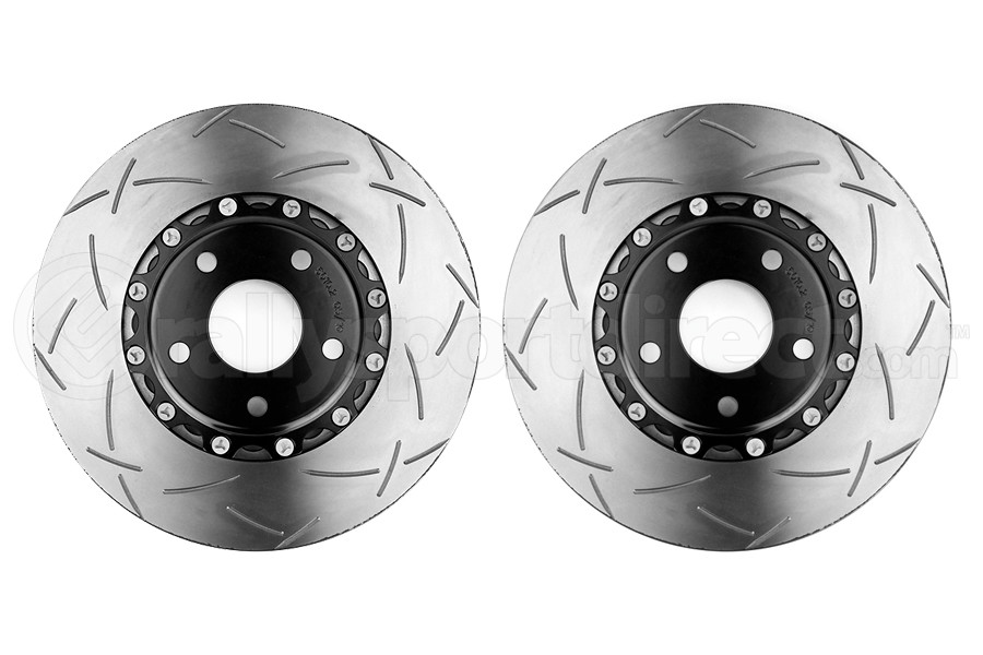 DBA 5000 Series TSlot Slotted Rotor Pair Front Subaru WRX Premium 20102014 5010BLKSGRP