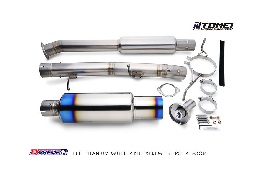 Tomei Expreme Ti Full Titanium Muffler Kit - Toyota Supra 2020+