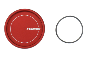 PERRIN Oil Cap Red - Subaru Models (inc. 2002+ WRX/STI)