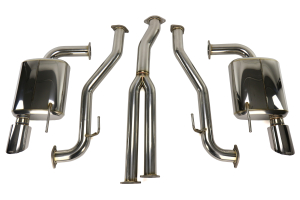 Remark Cat Back Exhaust w/ Stainless Steel Tips - Ford Mustang EcoBoost 2015+