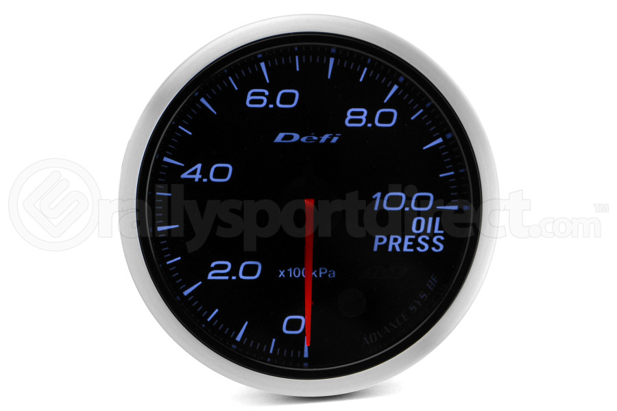 Defi Advance BF White Oil Pressure 1000 kPa 60mm Gauge DF10201