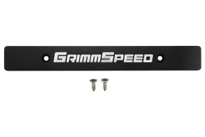 GrimmSpeed License Plate Delete Black/Silver - Subaru Forester 1998-2013