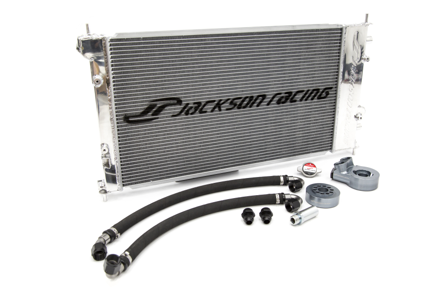Jackson Racing Dual Radiator Oil Cooler Kit