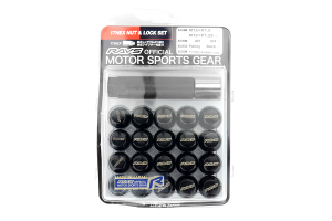 Volk Racing Rays 17 Hex 12X1.25 Lug Nuts Black - Universal