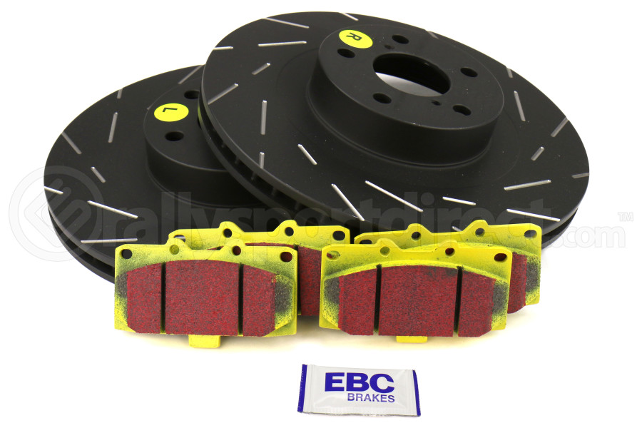 EBC Brakes S9 Front Brake Kit Yellowstuff Pads and USR Rotors Subaru