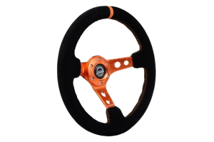 NRG Innovations Reinforced Sport Steering Wheel - 350mm (Multiple Color Options) - Universal