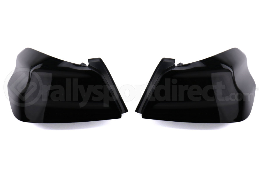 Spec-D Sequential LED Tail Lights Glossy Black Housing w/ Smoked Lens and White LED Bar - Subaru WRX / STI 2015 - 2020