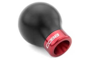 COBB Tuning Gear Knob White w/Red Base For Mazda 3 MPS 6 MPS Mazdaspeed