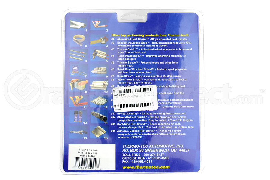 Thermo Tec Thermo-Sleeve 2in x 3ft (Part Number: 14020) Thermo Tec Thermo-Sleeve 2in x 3ft (Part Number: )