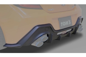 TOMS Rear Under Diffuser - Unpainted - Toyota GR86 2022+