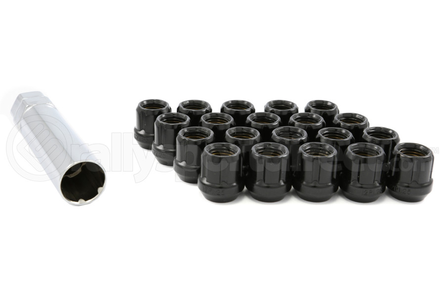 Muteki Lug Nuts 12x125 Open Ended Black 