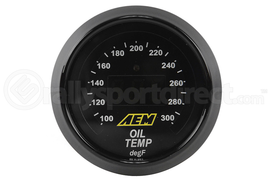 AEM Electronics Oil/Transmission/Coolant Temperature Gauge Digital 52mm - Universal