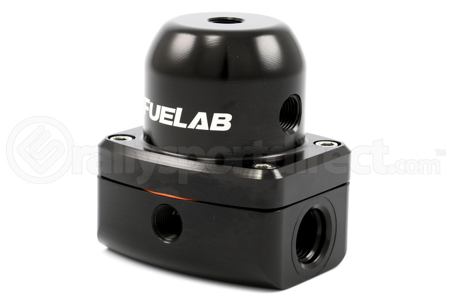 Fuelab Black EFI Adjustable Fuel Pressure Regulator InLine 525011