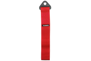 Cusco Universal Fabric Tow Strap Hook Red Made in Japan 00B-CTS-RD Genuine