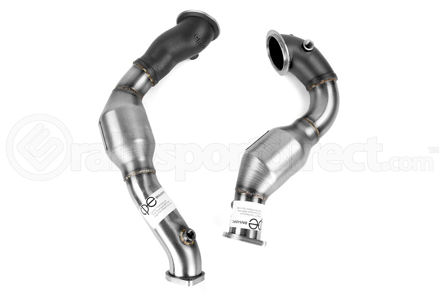 cp-e QKspl Bellmouth Downpipe Catted 3in - BMW N54 Models (inc. 2007-2010 335i / 2008-2010 135i)