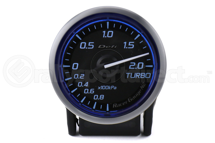 Defi Df Blue Racer N2 Boost Gauge Metric 52mm 2 Bar Df16001 Rallysport Direct