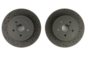 Hawk Talon Cross Drilled And Slotted Rear Rotor Pair