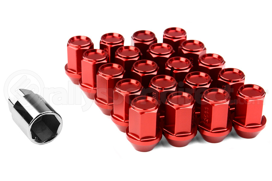 KICS Project Leggdura Racing Red Lug Nuts 12x125 WKIC3R