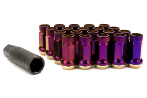 Muteki SR45R Burned Titanium Open Ended Lug Nuts 12X1.25 - Universal