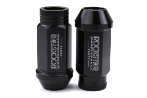 Mishimoto Rockstar Aluminum Locking Lug Nuts Black 12x1.25 - Universal