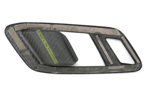 OLM LE Carbon Fiber Door Lock Panel Cover Set - Toyota Supra 2020+