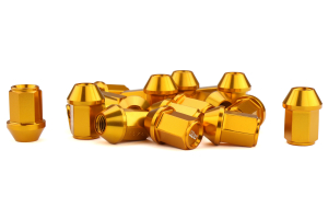 KICS Leggdura Racing Lug Nuts Yellow Gold M12X1.25 - Universal