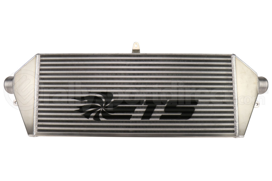 ETS Front Mount Intercooler Silver Core Black Stencil Subaru WRX STI