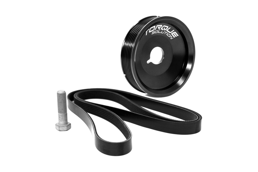 Torque Solution Underdrive Crank Pulley Kit w AC Porsche Base 1997