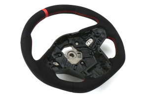 OLM Alcantara Pro Steering Wheel Alcantara with Red Stripe - Toyota Supra 2020+