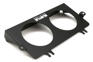 Subtle Solutions Dual 60mm Ashtray Gauge Bezel Black - Subaru Models (inc. 2005-2007 WRX/STi)
