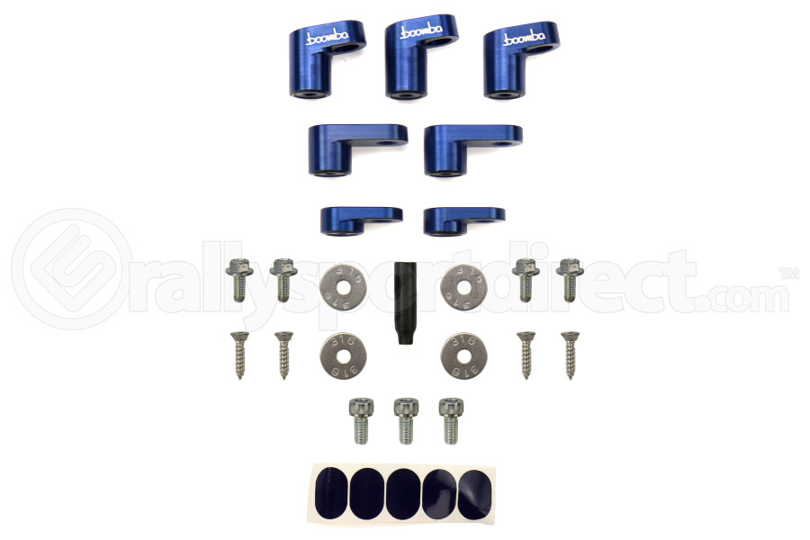 Boomba Racing Wing Riser Kit Blue - Ford Focus ST 2013+
