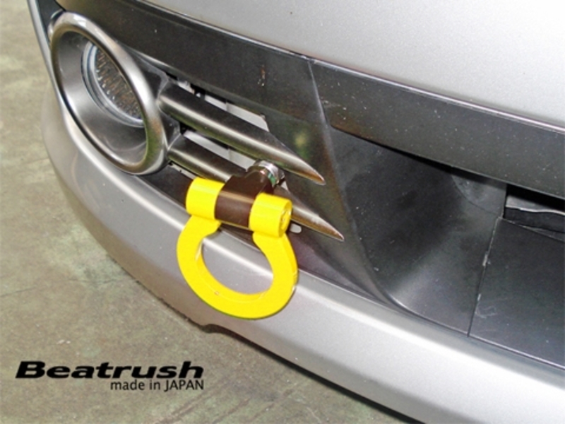 Beatrush Front Tow Hook Yellow (Part Number: S106020TF-FS) User Media for: Beatrush Front Tow Hook Yellow - Subaru WRX/STI 2008-2014