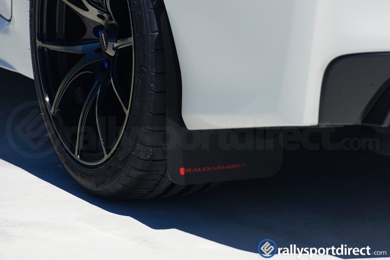 Rally Armor UR Mudflaps Black Urethane Red Logo (Part Number: MF32-UR-BLK/RD) Rally Armor UR Mudflaps Black Urethane Red Logo (Part Number: )