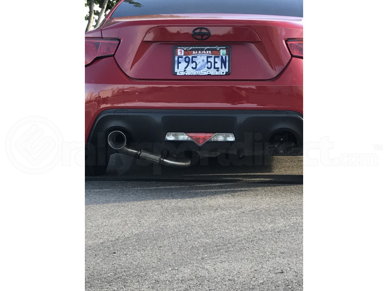 Nameless Performance Single Exit 2.5in Track Pipe 4in Double Wall Tip (Part Number: RSPD015) User Media for: Nameless Performance Single Exit 2.5in Track Pipe 4in Double Wall Tip - Scion FR-S 2013-2016 / Subaru BRZ 2013-2016