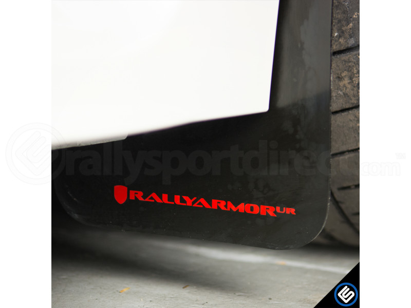 Rally Armor UR Mudflaps Black Urethane Red Logo (Part Number: MF32-UR-BLK/RD) Rally Armor UR Mudflaps Black Urethane Red Logo (Part Number: )
