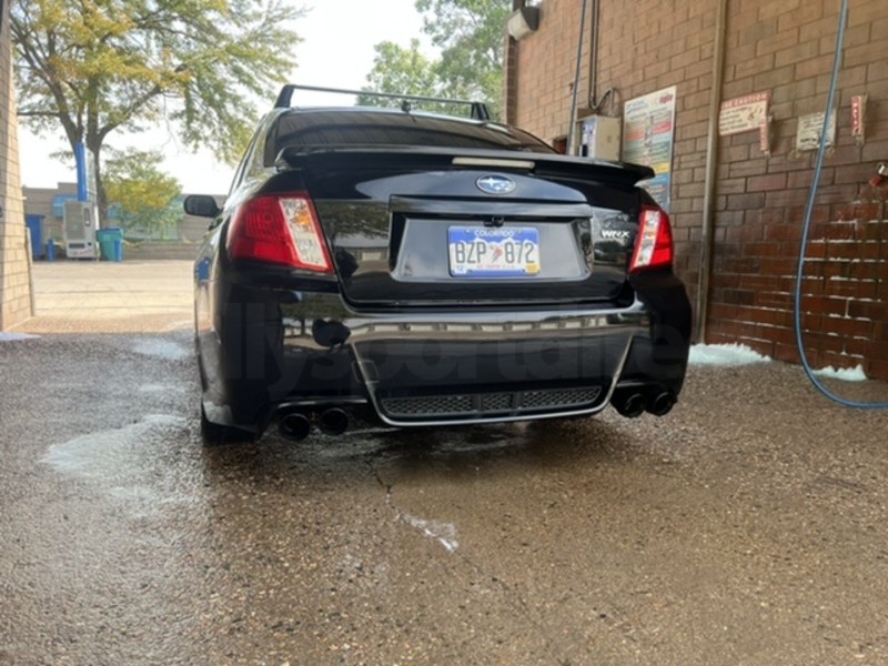 FactionFab Axle Back Exhaust w/ Black Tips (Part Number: 1.10111.3) User Media for: FactionFab Axle Back Exhaust w/ Black Tips - Subaru WRX / STI Sedan 2011-2014