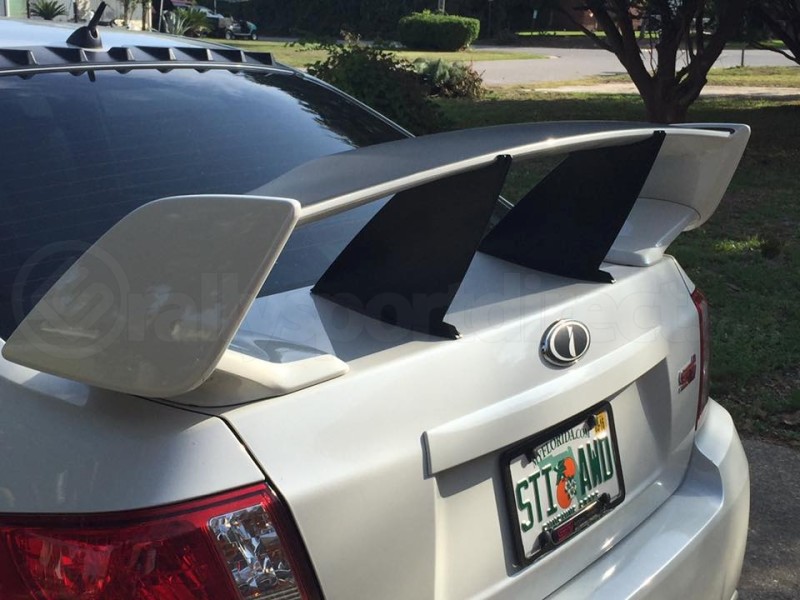 PERRIN Wing Stabilizer Black (Part Number: PSP-BDY-101BK) User Media for: PERRIN Wing Stabilizer Black - Subaru STI Sedan 2011-2014