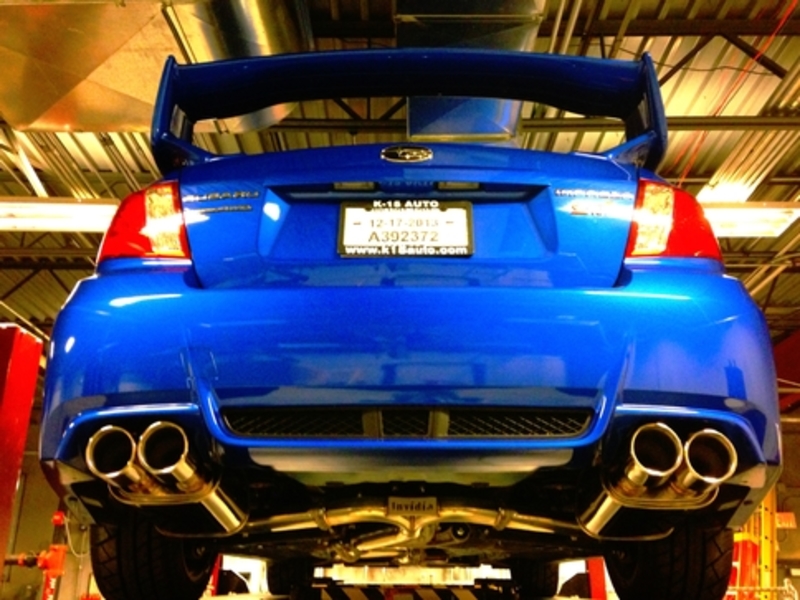 Invidia Q300 Cat Back Exhaust Stainless Tips (Part Number: HS11STIG3S) User Media for: Invidia Q300 Cat Back Exhaust Stainless Tips - Subaru WRX/STI Sedan 2011-2014