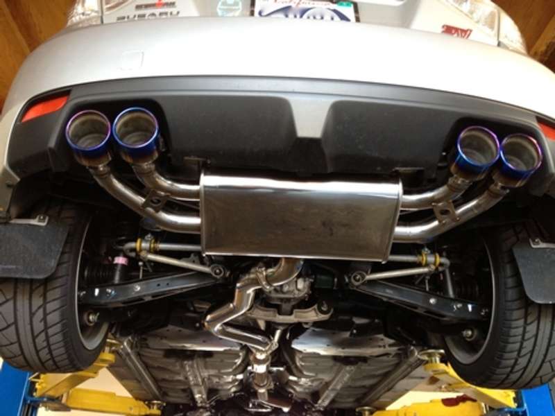 Invidia Q300 Cat Back Exhaust Titanium Tip (Part Number: HS08STIG3T) User Media for: Invidia Q300 Cat Back Exhaust Titanium Tip - Subaru STI Hatchback 2008-2014 / WRX Hatchback 2011-2014
