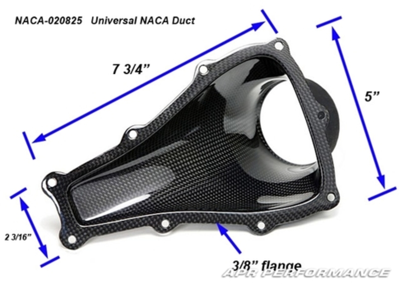APR Carbon Fiber NACA Duct Type 1 (Part Number: NACA-020825) User Media for: APR Carbon Fiber NACA Duct Type 1 - Universal