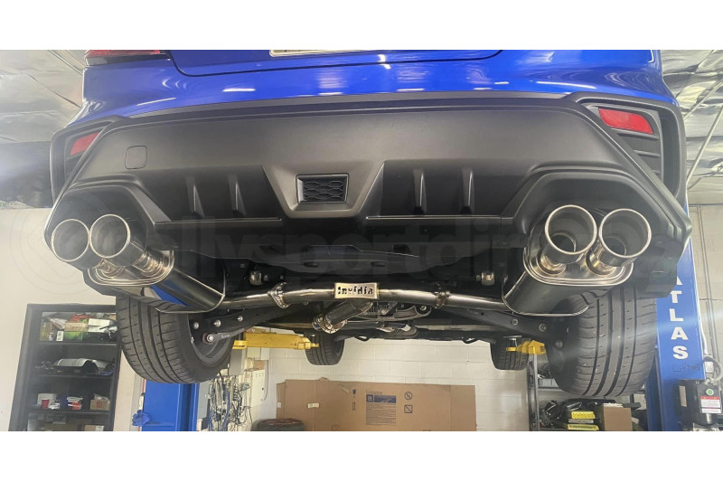 Invidia Stainless steel quad tip Cat-back Exhaust (Part Number: HS22WRXG3S) User Media for: Invidia Stainless steel quad tip Cat-back Exhaust - Subaru WRX 2022+